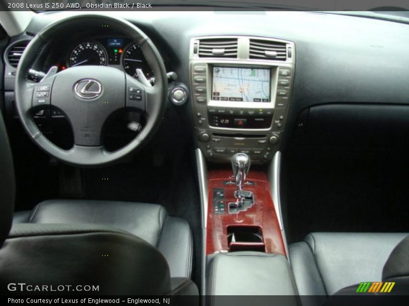 Obsidian Black / Black 2008 Lexus IS 250 AWD
