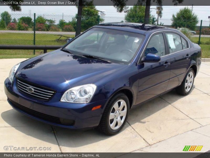 Deep Ocean Blue / Gray 2008 Kia Optima LX