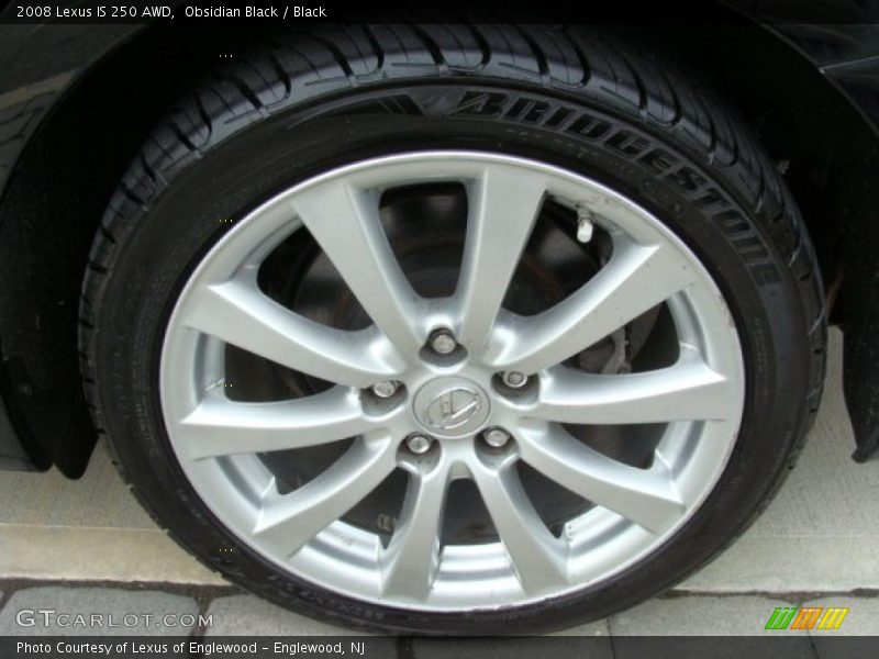 Obsidian Black / Black 2008 Lexus IS 250 AWD