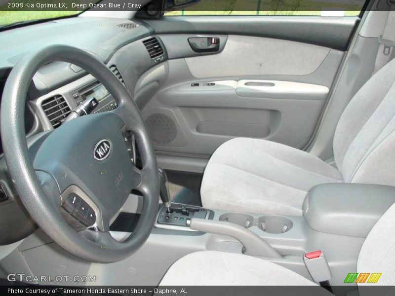 Deep Ocean Blue / Gray 2008 Kia Optima LX