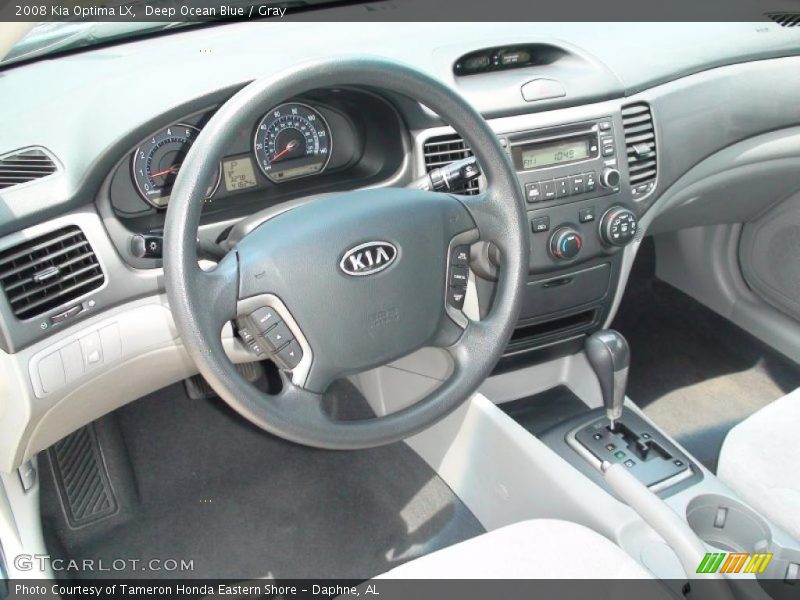 Deep Ocean Blue / Gray 2008 Kia Optima LX