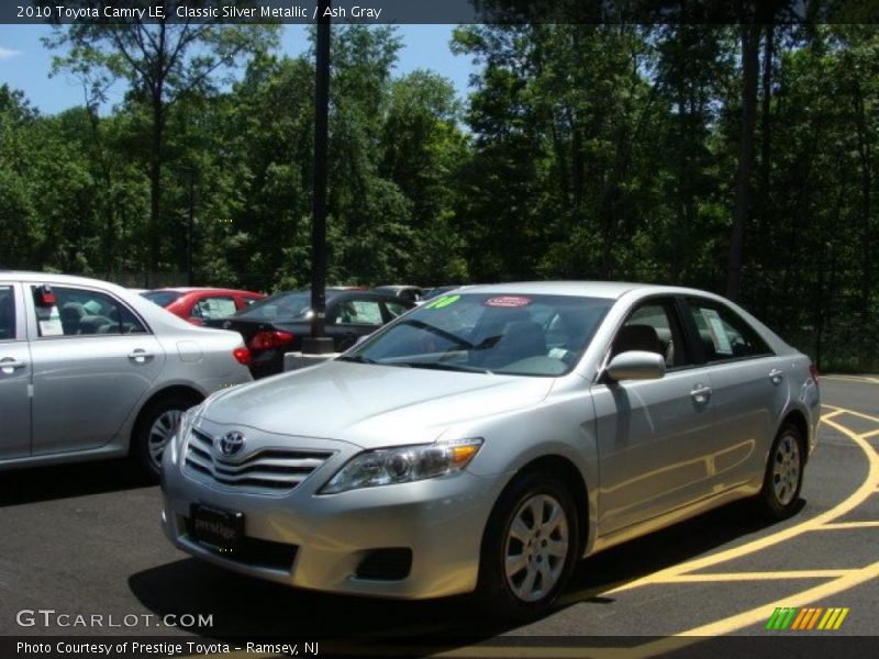 Classic Silver Metallic / Ash Gray 2010 Toyota Camry LE