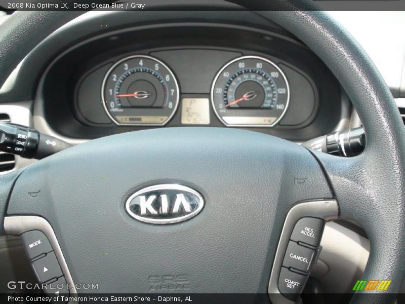 Deep Ocean Blue / Gray 2008 Kia Optima LX