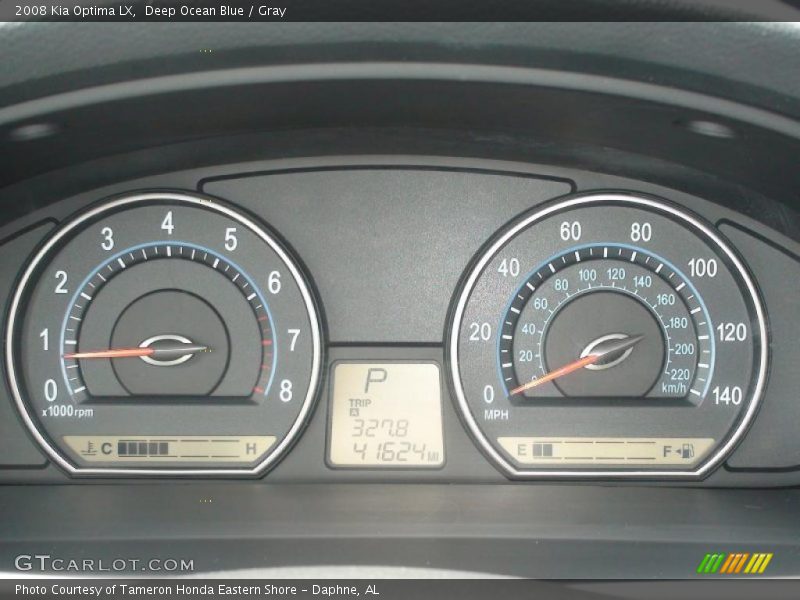 Deep Ocean Blue / Gray 2008 Kia Optima LX