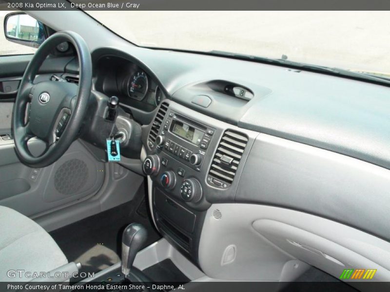 Deep Ocean Blue / Gray 2008 Kia Optima LX