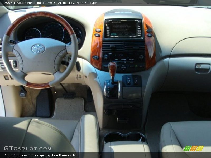 Arctic Frost Pearl / Taupe 2006 Toyota Sienna Limited AWD