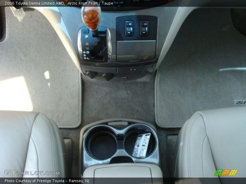 Arctic Frost Pearl / Taupe 2006 Toyota Sienna Limited AWD