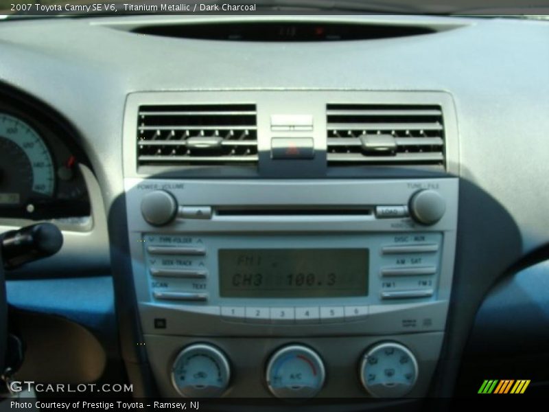 Titanium Metallic / Dark Charcoal 2007 Toyota Camry SE V6