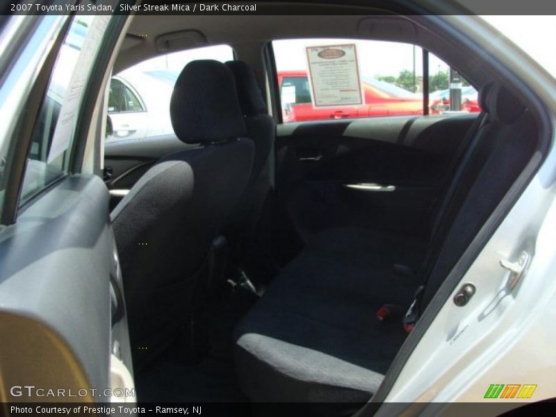 Silver Streak Mica / Dark Charcoal 2007 Toyota Yaris Sedan