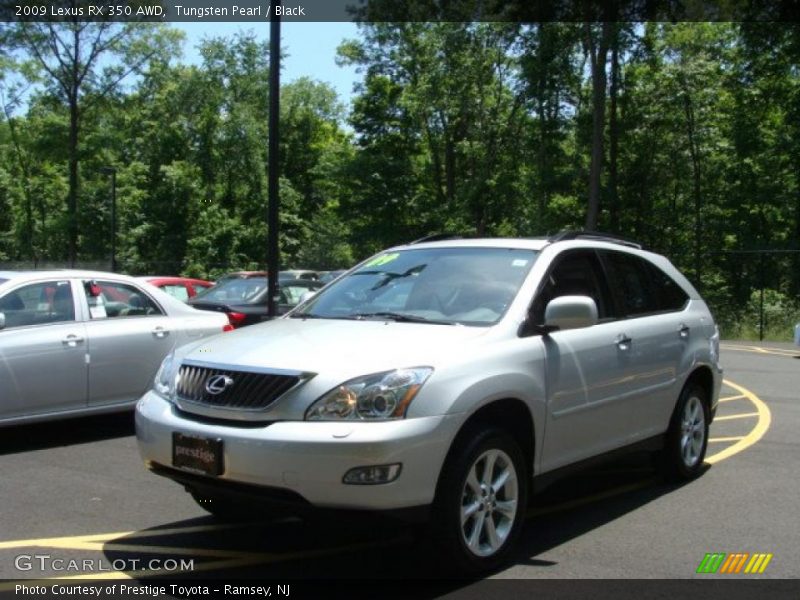 Tungsten Pearl / Black 2009 Lexus RX 350 AWD