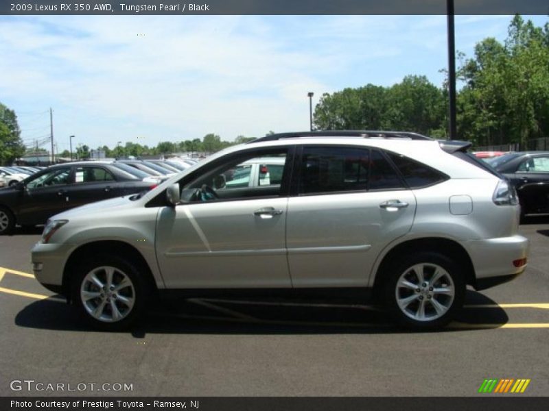 Tungsten Pearl / Black 2009 Lexus RX 350 AWD