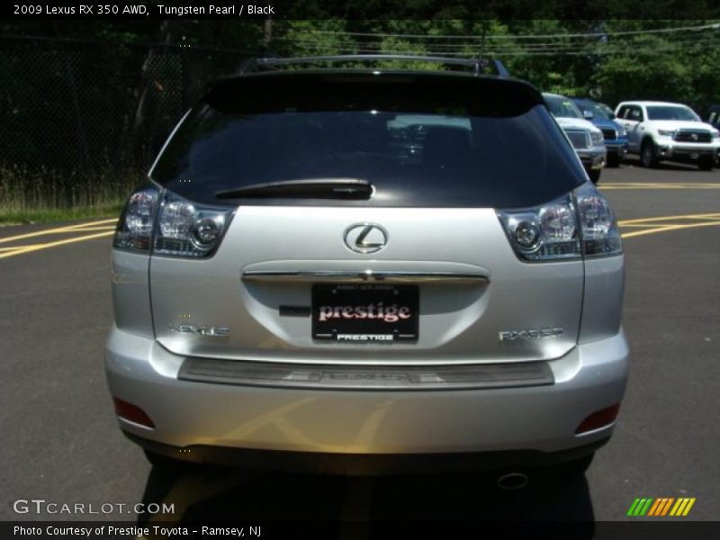 Tungsten Pearl / Black 2009 Lexus RX 350 AWD