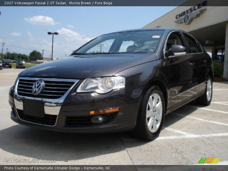Mocha Brown / Pure Beige 2007 Volkswagen Passat 2.0T Sedan