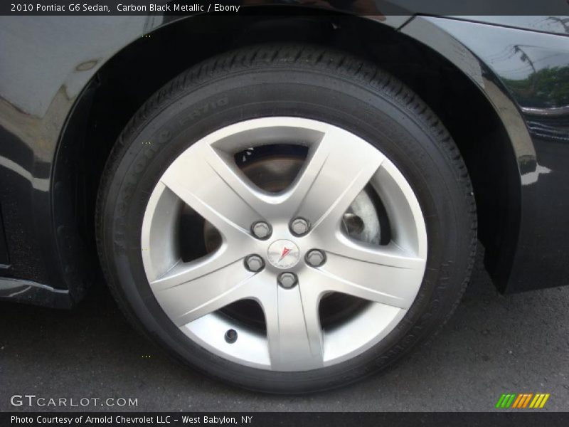 Carbon Black Metallic / Ebony 2010 Pontiac G6 Sedan