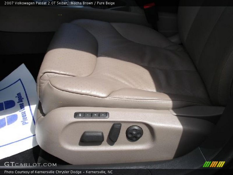 Mocha Brown / Pure Beige 2007 Volkswagen Passat 2.0T Sedan