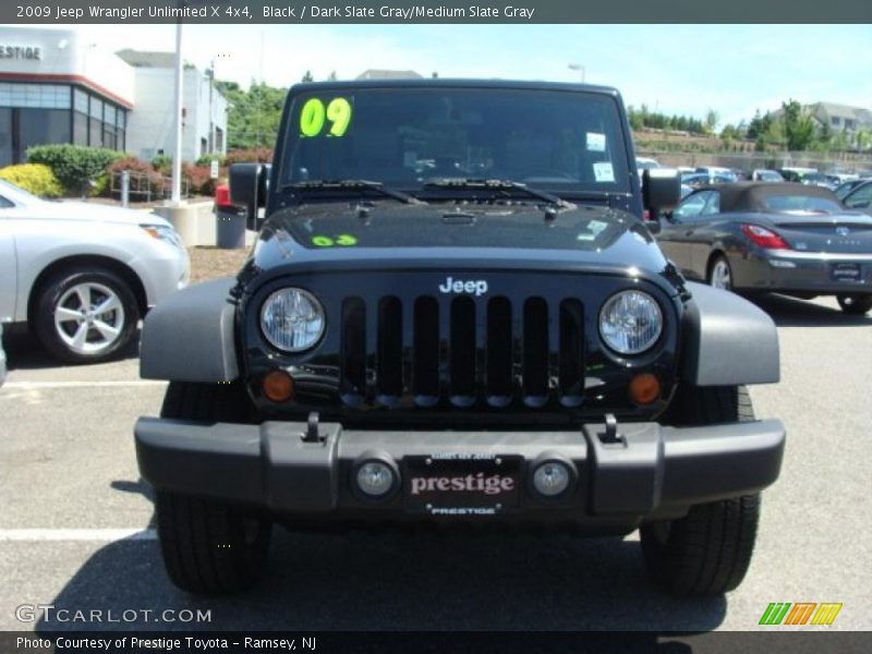 Black / Dark Slate Gray/Medium Slate Gray 2009 Jeep Wrangler Unlimited X 4x4