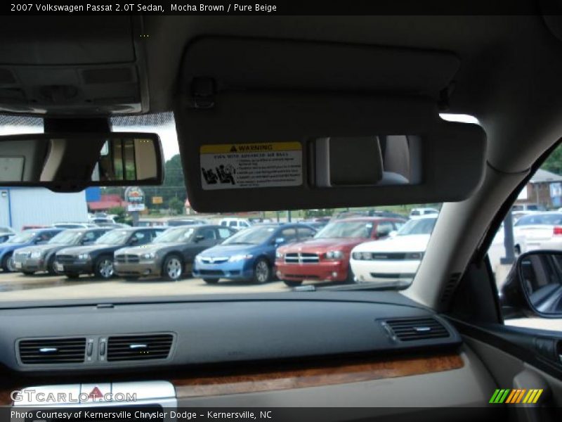 Mocha Brown / Pure Beige 2007 Volkswagen Passat 2.0T Sedan
