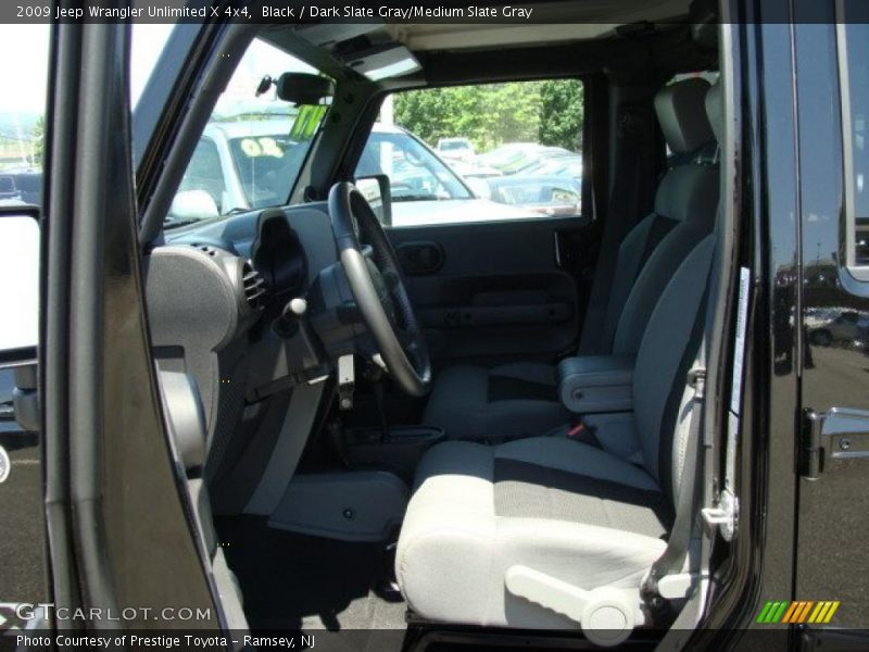 Black / Dark Slate Gray/Medium Slate Gray 2009 Jeep Wrangler Unlimited X 4x4