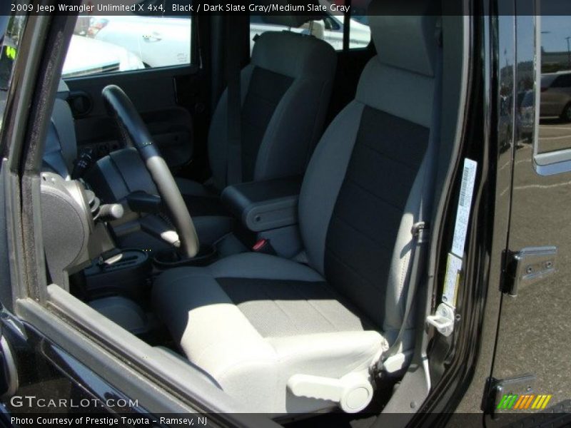 Black / Dark Slate Gray/Medium Slate Gray 2009 Jeep Wrangler Unlimited X 4x4