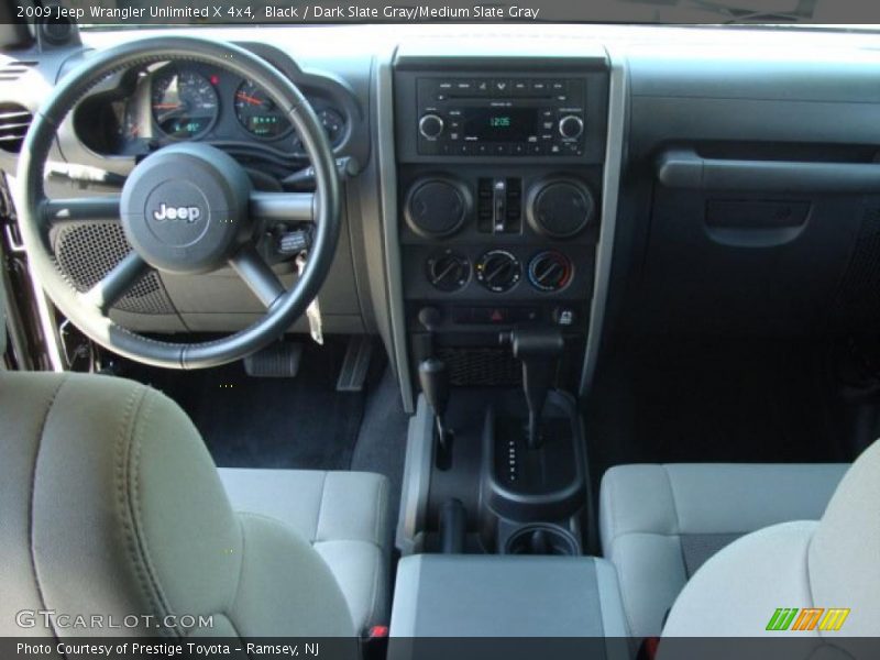 Black / Dark Slate Gray/Medium Slate Gray 2009 Jeep Wrangler Unlimited X 4x4