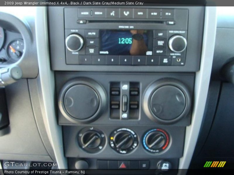 Black / Dark Slate Gray/Medium Slate Gray 2009 Jeep Wrangler Unlimited X 4x4