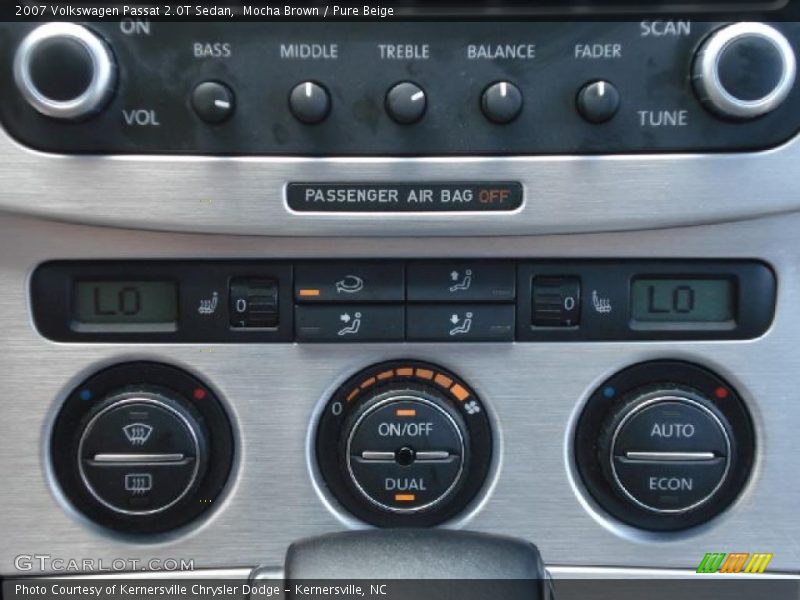 Mocha Brown / Pure Beige 2007 Volkswagen Passat 2.0T Sedan