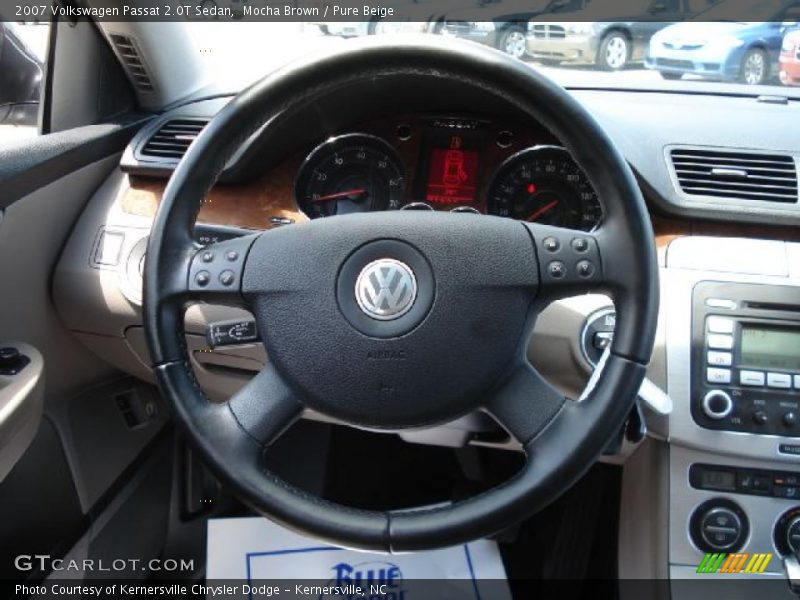 Mocha Brown / Pure Beige 2007 Volkswagen Passat 2.0T Sedan