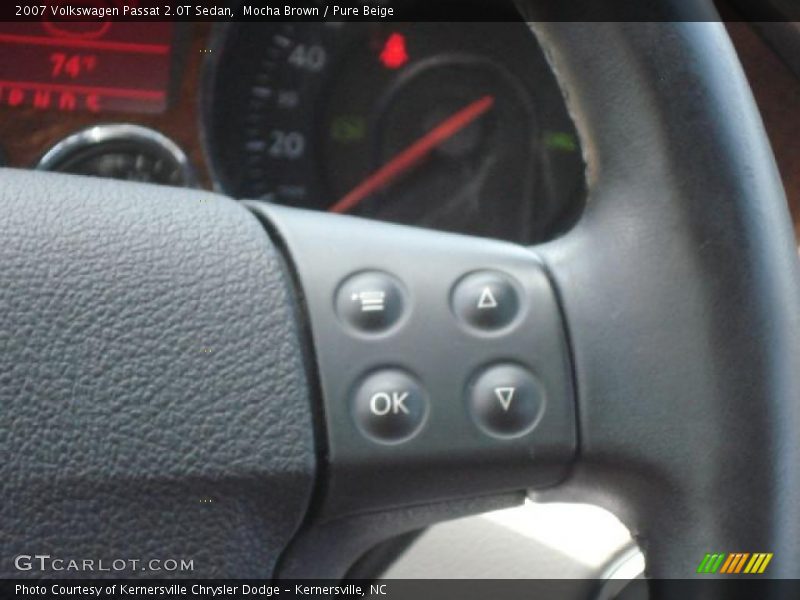 Mocha Brown / Pure Beige 2007 Volkswagen Passat 2.0T Sedan