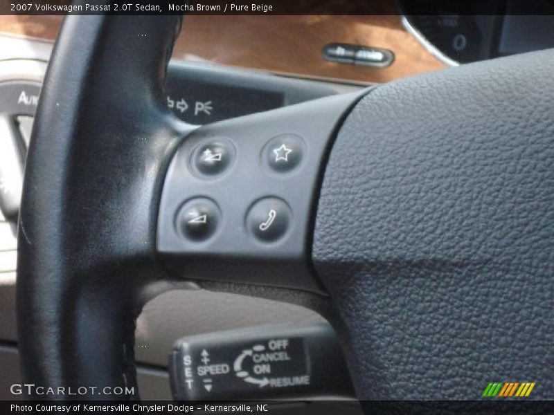 Mocha Brown / Pure Beige 2007 Volkswagen Passat 2.0T Sedan