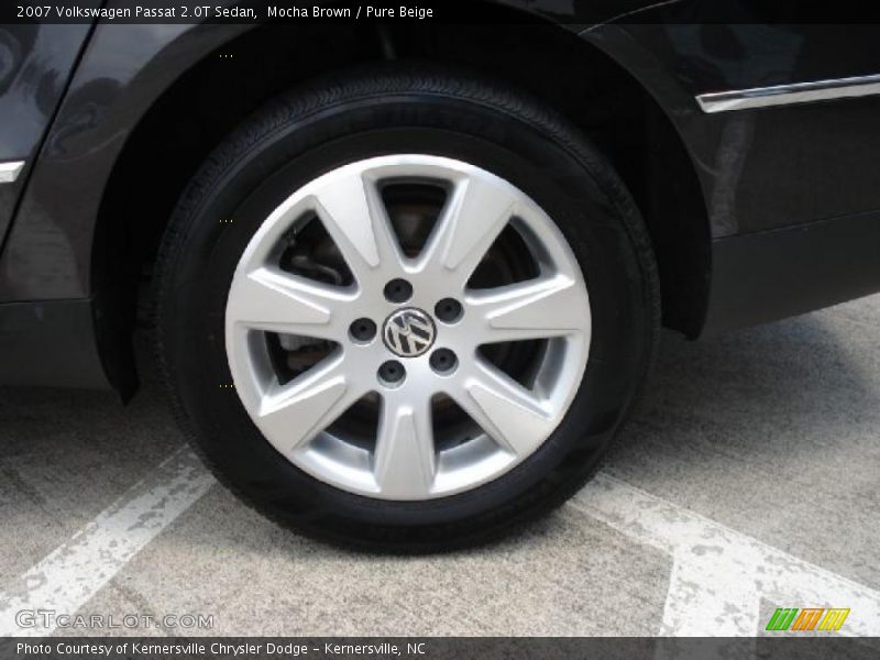 Mocha Brown / Pure Beige 2007 Volkswagen Passat 2.0T Sedan