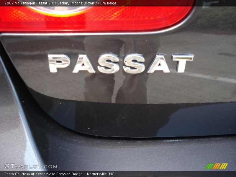 Mocha Brown / Pure Beige 2007 Volkswagen Passat 2.0T Sedan