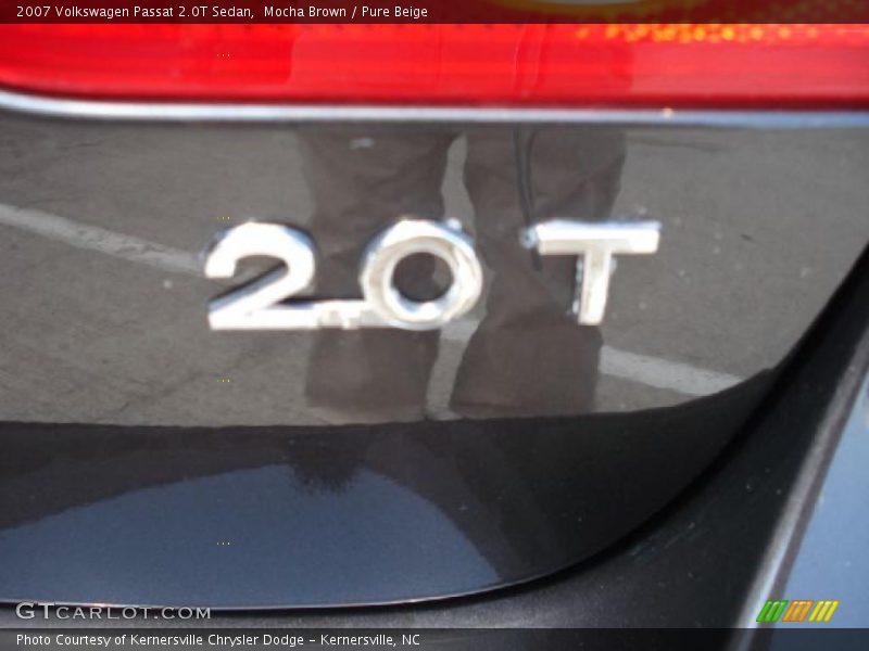 Mocha Brown / Pure Beige 2007 Volkswagen Passat 2.0T Sedan