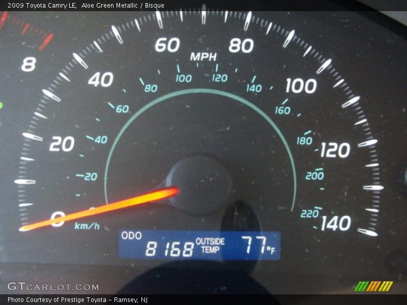 Aloe Green Metallic / Bisque 2009 Toyota Camry LE