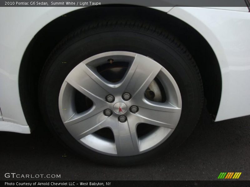 Summit White / Light Taupe 2010 Pontiac G6 Sedan