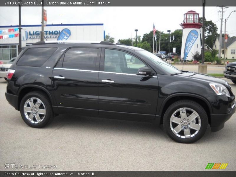 Carbon Black Metallic / Light Titanium 2010 GMC Acadia SLT