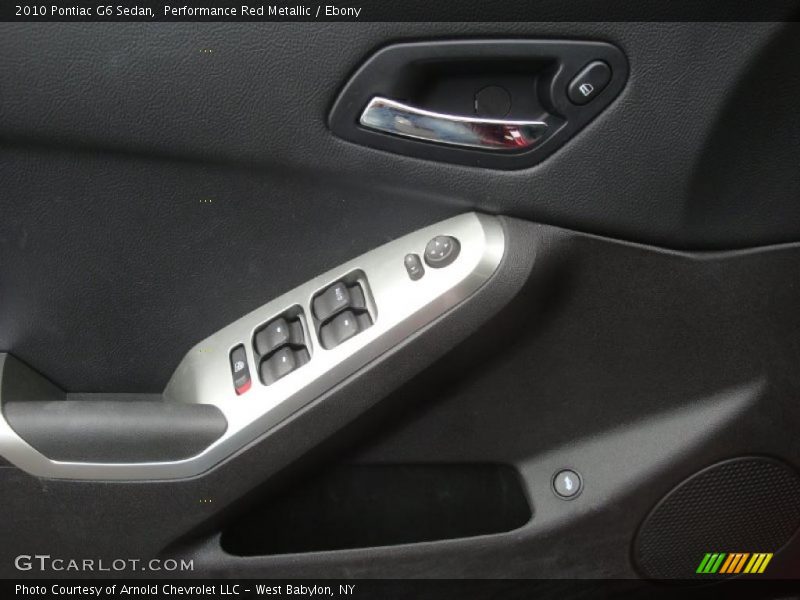 Performance Red Metallic / Ebony 2010 Pontiac G6 Sedan