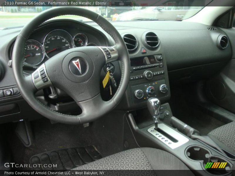 Performance Red Metallic / Ebony 2010 Pontiac G6 Sedan