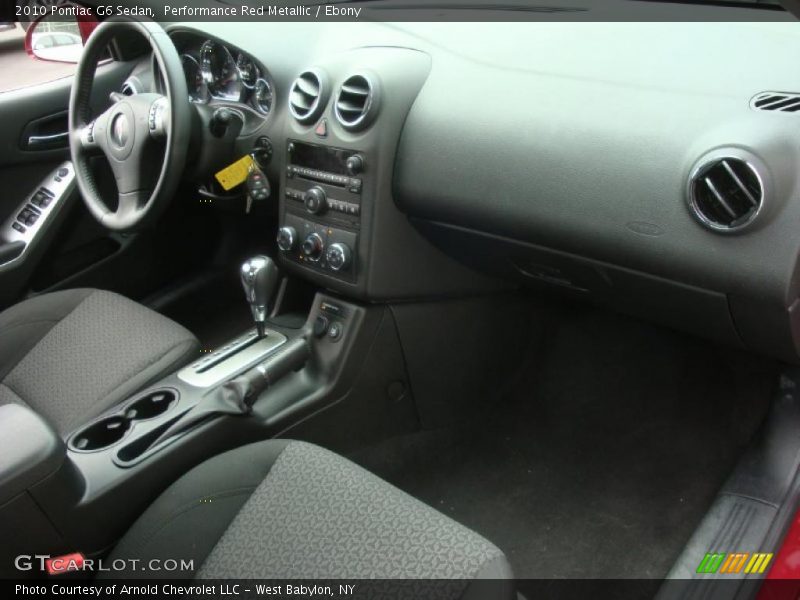 Performance Red Metallic / Ebony 2010 Pontiac G6 Sedan