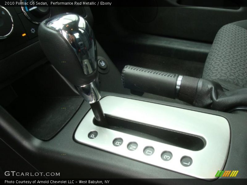 Performance Red Metallic / Ebony 2010 Pontiac G6 Sedan