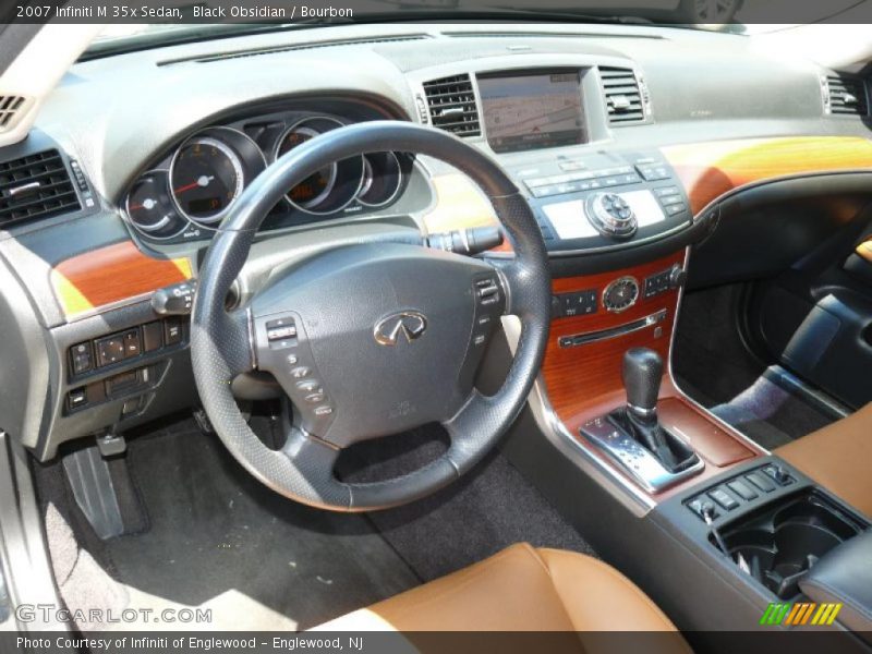 Black Obsidian / Bourbon 2007 Infiniti M 35x Sedan
