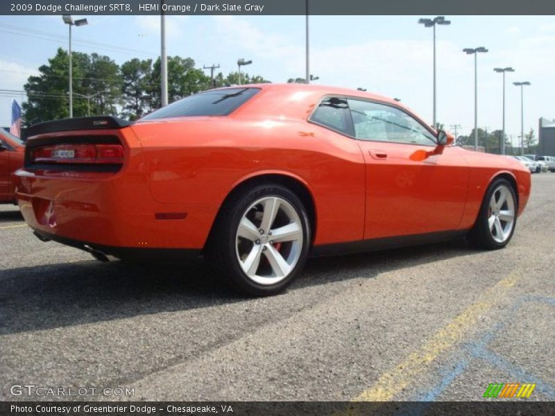 HEMI Orange / Dark Slate Gray 2009 Dodge Challenger SRT8