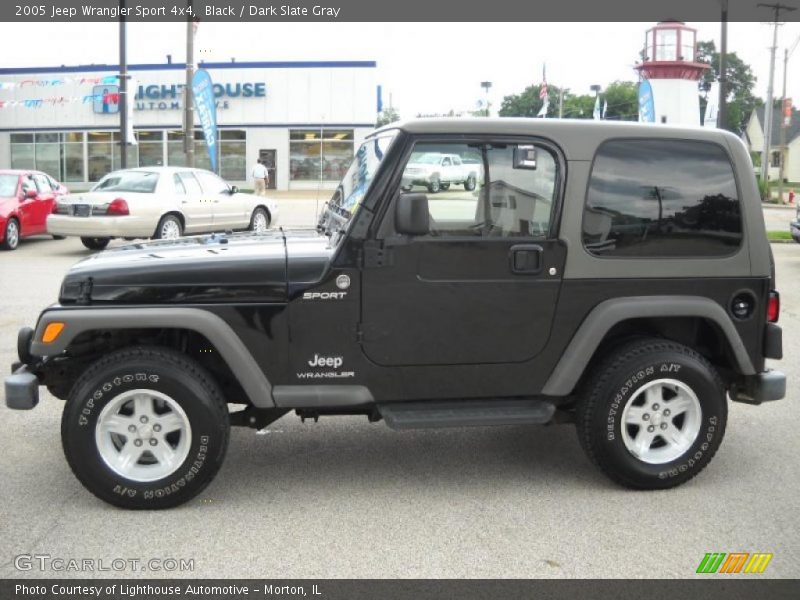 Black / Dark Slate Gray 2005 Jeep Wrangler Sport 4x4