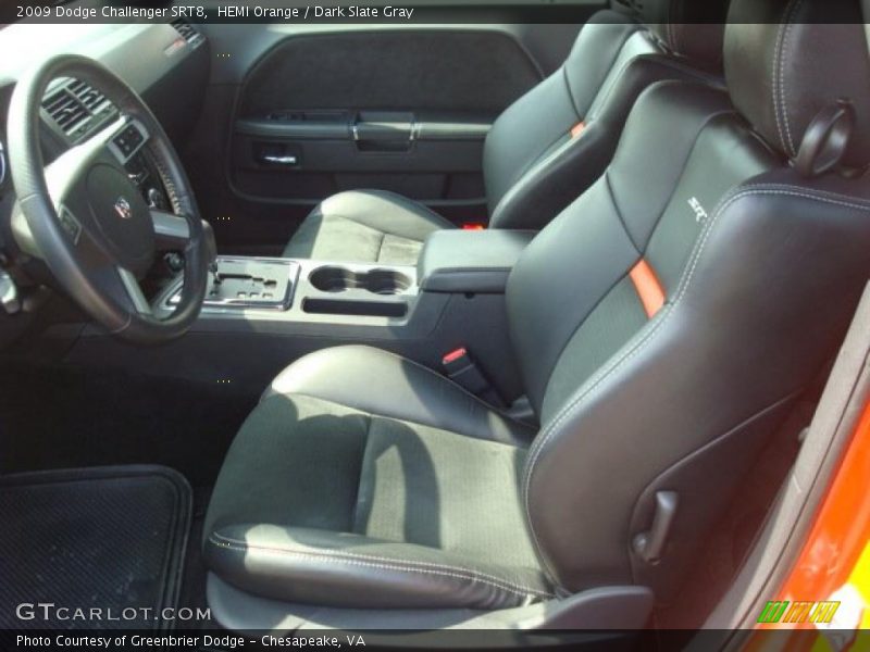 HEMI Orange / Dark Slate Gray 2009 Dodge Challenger SRT8