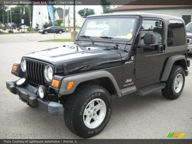 Black / Dark Slate Gray 2005 Jeep Wrangler Sport 4x4