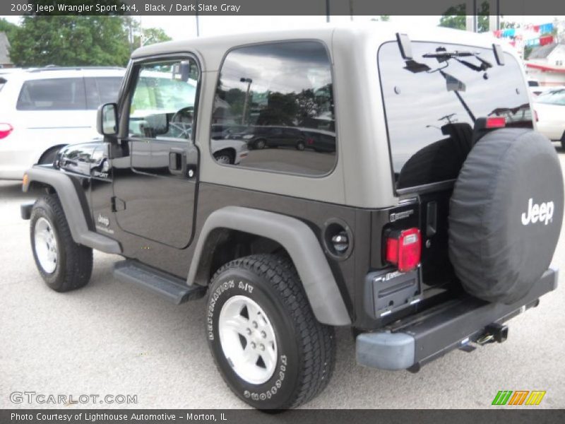 Black / Dark Slate Gray 2005 Jeep Wrangler Sport 4x4