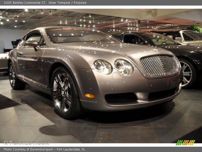 Silver Tempest / Porpoise 2005 Bentley Continental GT