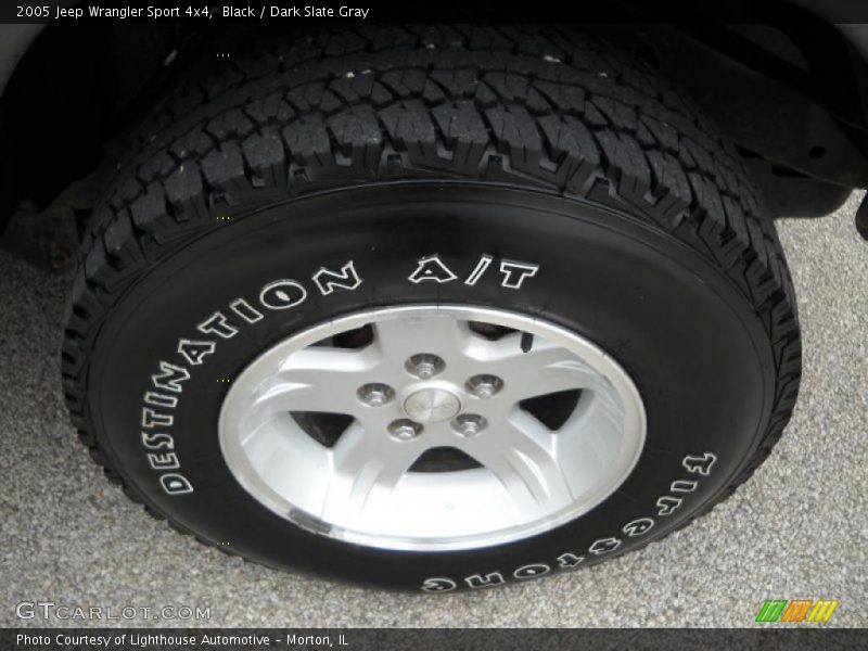 Black / Dark Slate Gray 2005 Jeep Wrangler Sport 4x4