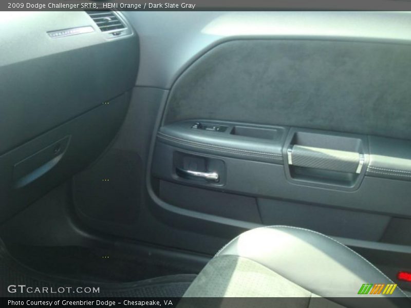 HEMI Orange / Dark Slate Gray 2009 Dodge Challenger SRT8