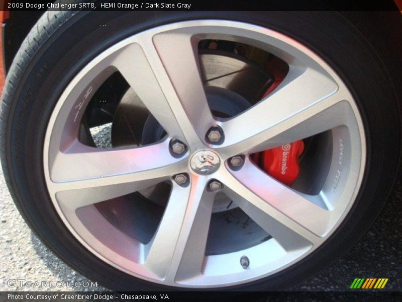 HEMI Orange / Dark Slate Gray 2009 Dodge Challenger SRT8