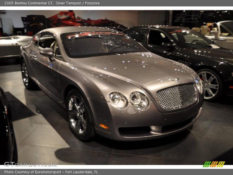 Silver Tempest / Porpoise 2005 Bentley Continental GT